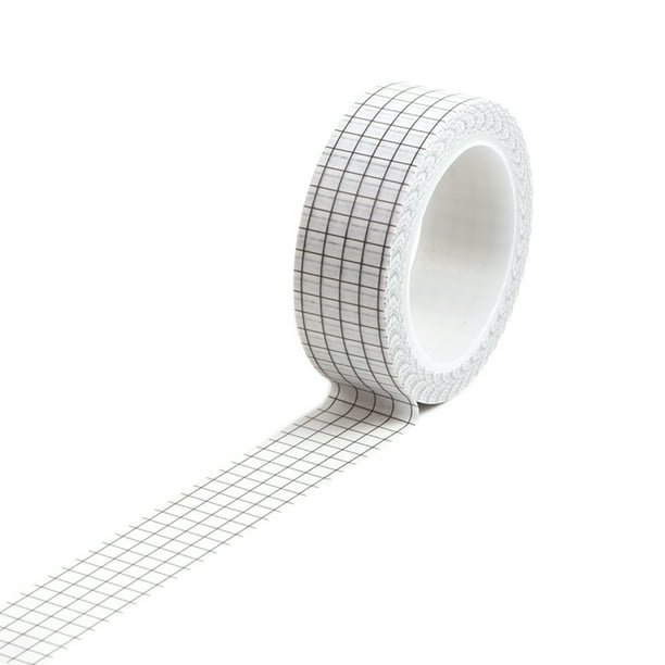 Washi Tape,15mm×10m Grid Printed Pattern Sticky Adhesive Paper for Scrapbooking Washi Tape,15mm×10m Grid Printed Pattern Sticky Adhesive Paper for Scrapbooking